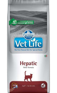 Сухой корм для кошек Farmina Vet Life Hepatic при заболевании печени, 0.4 кг