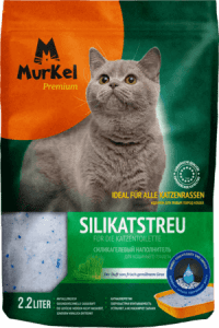 Силикагелевый наполнитель Murkel с ароматом скошенной травы, 1кг