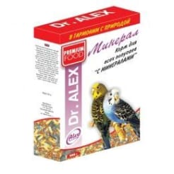 Корм для попугаев Доктор Алекс Минерал, 0.5 кг