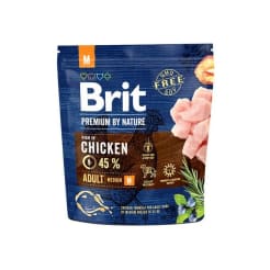Brit Premium Nature сухой корм для собак, для взрослых средних пород, 1кг