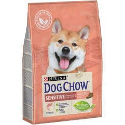 Сухой корм Purina Dog Chow Sensitive для взрослых собак с чувствительным пищеварением, лосось, 2.5 кг