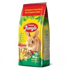 Корм для кроликов Happy Jungle 900 гр