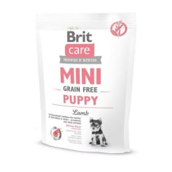 Brit Premium сухой корм для щенков Care MINI GF со вкусом ягненока, 0.4кг
