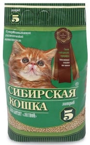 Наполнитель для котят Сибирская Кошка лесной, 5л