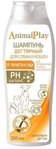 Шампунь Энимал Плэй для кошек и собак дегтярный, 0.250л