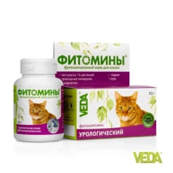 Фитомины с урологическим фитокомплексом для кошек