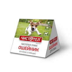 Ошейник от блох Чистотел домик для собак, 65см