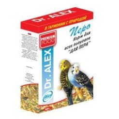 Корм для попугаев Доктор Алекс Перо, 0.5 кг