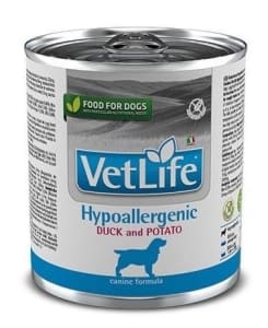 Влажный корм для собак Farmina Vet Life Hypoallergenic при пищевой аллергии со вкусом утки и картофеля, 0.3 кг