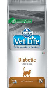 Сухой корм для кошек Farmina Vet Life Diabetic при диабете, 0.4 кг