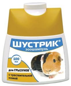 Шампунь Шустрик для грызунов с чувствительной кожей, 0.1кг