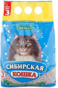 Наполнитель Сибирская Кошка Эффект, 3л