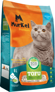 Murkel гигиенический наполнитель для кошачьего туалета тофу, 6л