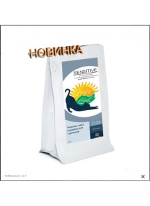 LiveRa SENSITIVE, низкозерновой сухой корм для взрослых кошек, 1кг