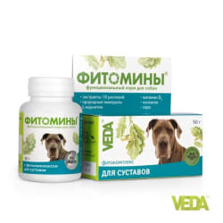 Фитомины с фитокомплексом для укрепления суставов для собак