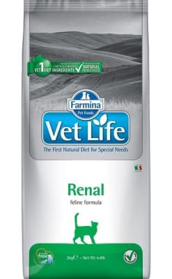 Сухой корм для кошек Farmina Vet Life Renal при почечной недостаточности, 2кг