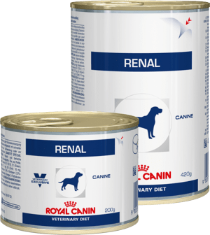 Royal Canin RENAL (БАНКА) 0.41кг, Диета для собак при хронической почечной недостаточности