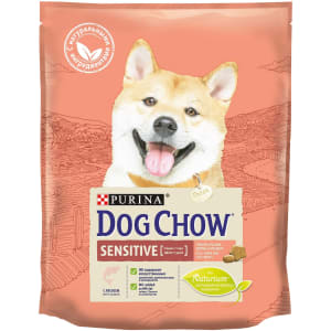 Сухой корм Purina Dog Chow Sensitive для взрослых собак с чувствительным пищеварением, лосось, 0.8кг