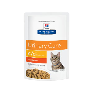 Влажный корм для кошек Hill's Diet c/d Multicare Urinary Care при  профилактике мочекаменной болезни, с курицей 0.085кг