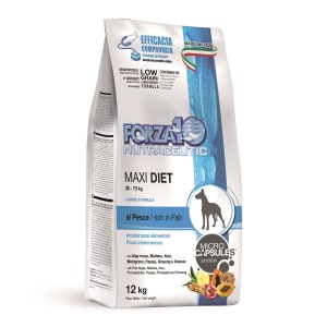 Сухой корм FORZA10 DOG MAXI DIET монобелковый для взрослых собак крупных пород при аллергии с рыбой, 12кг