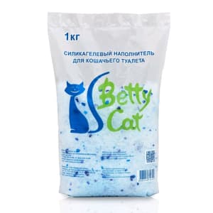 Гигиенический наполнитель Betty Cat силикагель, 1кг