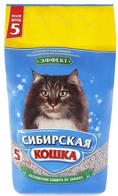 Наполнитель Сибирская Кошка Эффект, 5л