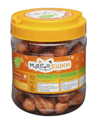 Мясоешки лакомство для собак куриные гантельки, 0.6кг