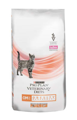 Сухой корм Purina Pro Plan Veterinary Diets OM для кошек с ожирением, 1.5 кг