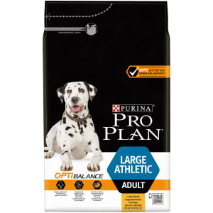 Сухой корм Pro Plan® для взрослых собак крупных пород с атлетическим телосложением, курица с рисом,  3кг