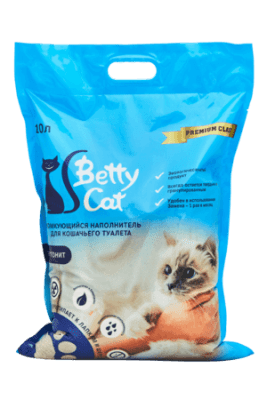 Гигиенический наполнитель Betty Cat бентонит, 8кг
