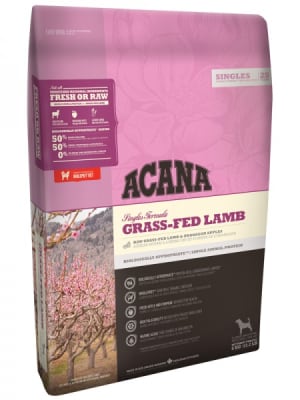Acana для собак с чувствительным пищеварением Grass-Fed Lamb со вкусом ягненка, 2кг