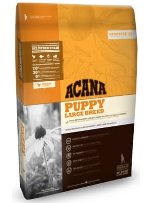 Acana для щенков крупных пород Puppy Large Breed со вкусом курицы, 11.4кг