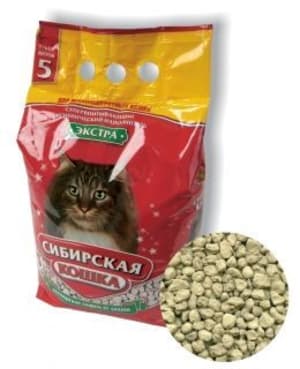 Наполнитель для длинношерстных кошек Сибирская Кошка Экстра впитывающий, 3л