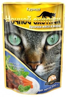 Ночной охотник консервы 100 гр курица в желе