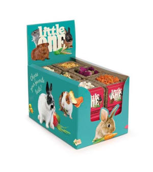 Лакомство для грызунов Little One Корзинка из луговых трав 65 гр