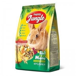 Корм для кроликов Happy Jungle 400 гр