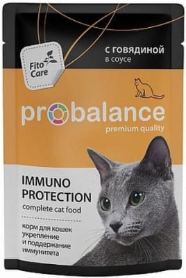 ПРОБаланс консервы для кошек  говядина в соусе, 0.085кг