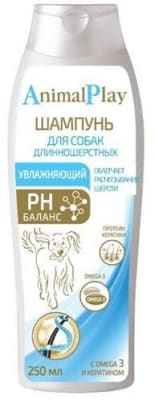 Шампунь Энимал Плэй для длинношерстных собак увлажняющий, 0.250л
