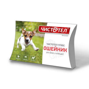 Ошейник от блох Чистотел - супер для собак, 65см