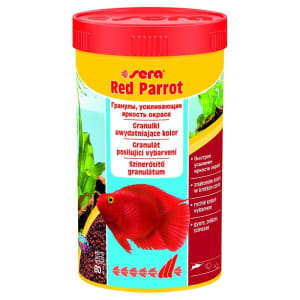 Корм для рыб SERA Red Parrot вида красный попугай, 0.25л