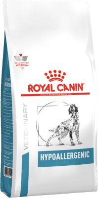 Royal Canin HYPOALLERGENIC 2кг, Диета для собак с пищевой аллергией или непереносимостью