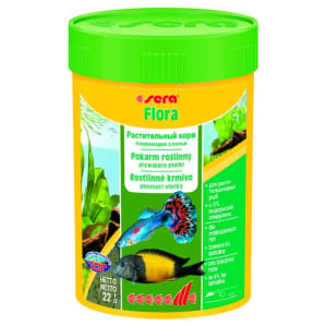 Корм для рыб SERA Flora растительный в хлопьях, 0.1л