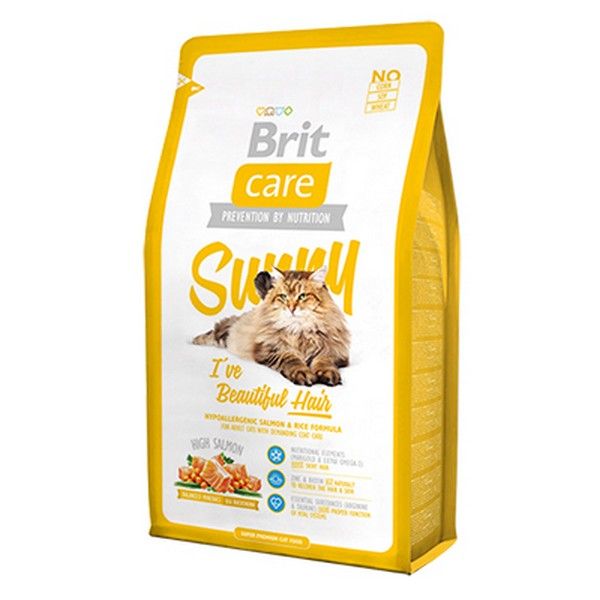 Brit Premium сухой корм для кошек уход за кожей и шерстью, 0.4кг