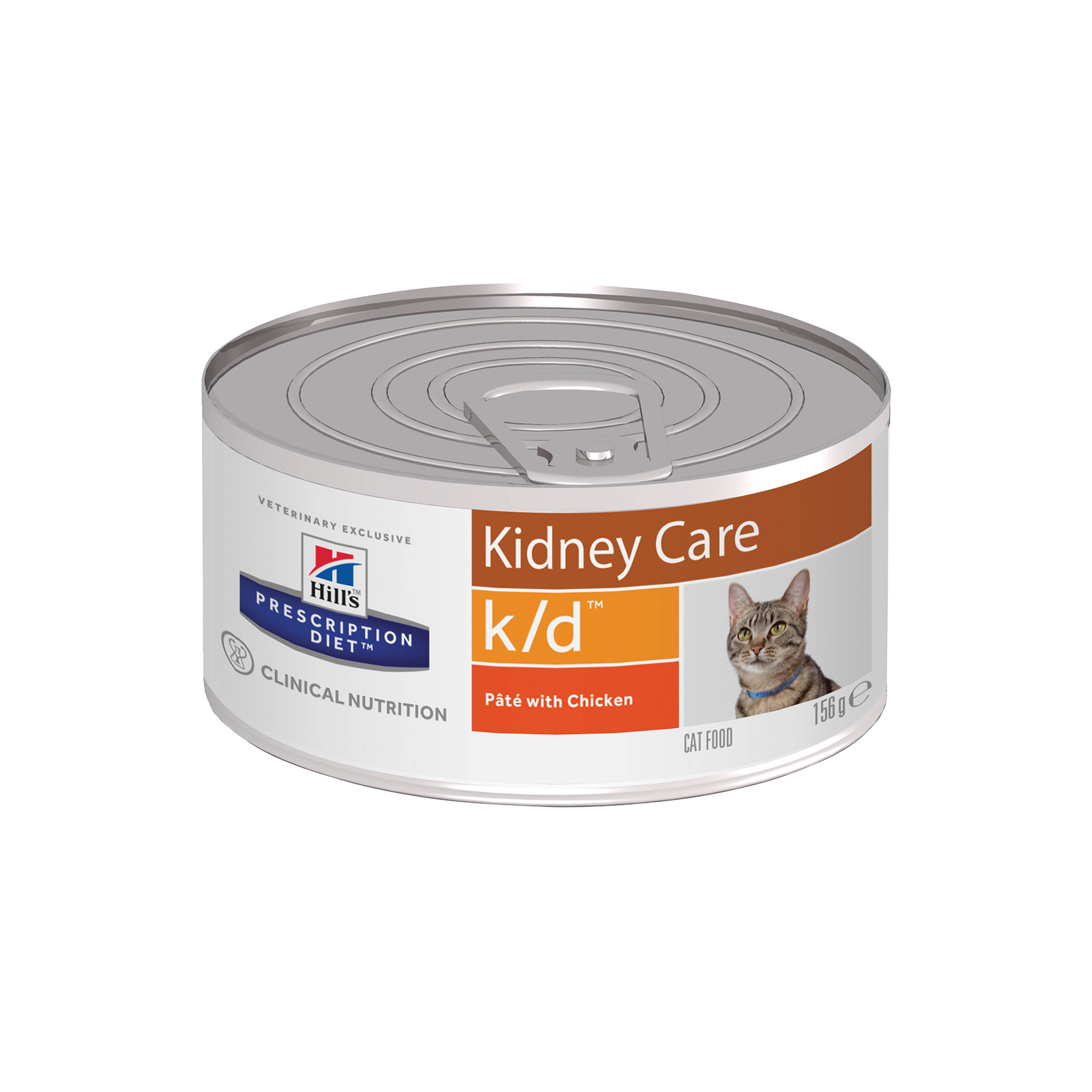 Влажный диетический корм для кошек Hill's Prescription Diet k/d Kidney Care при хронической болезни почек, с курицей 0.156кг