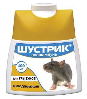 Шампунь Шустрик для грызунов дезодорирующий, 100мл
