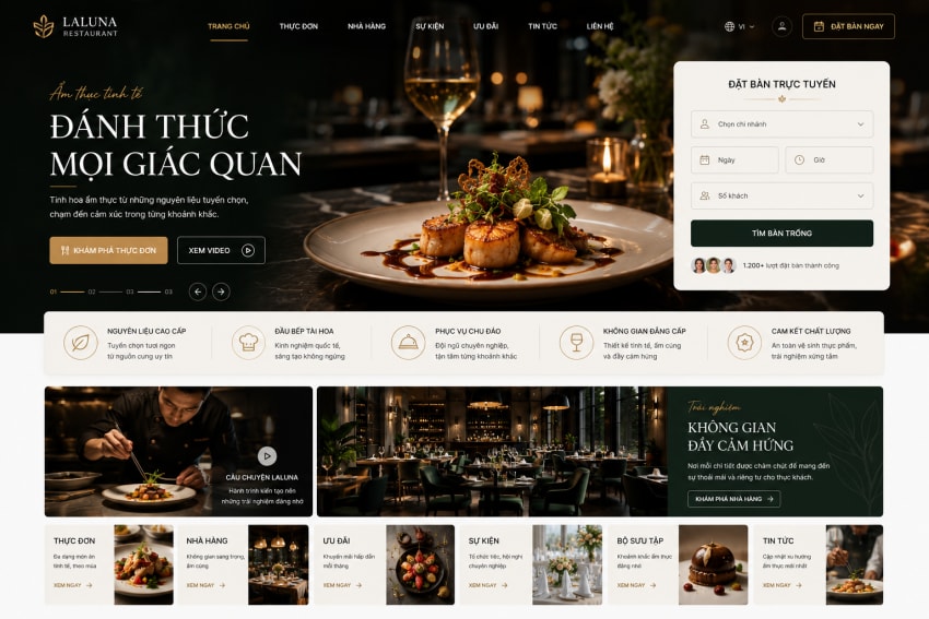 Web ẩm thực