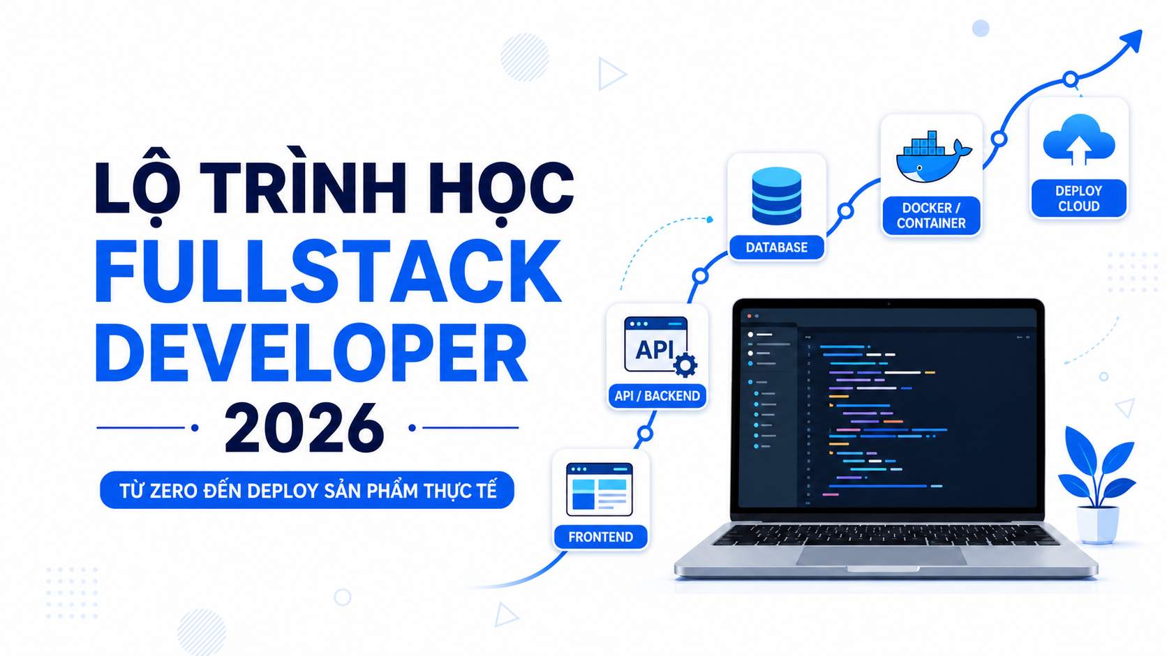 Lộ Trình Học Fullstack Developer 2026: Từ Zero Đến Dự Án Thực Tế | TAT TEAM