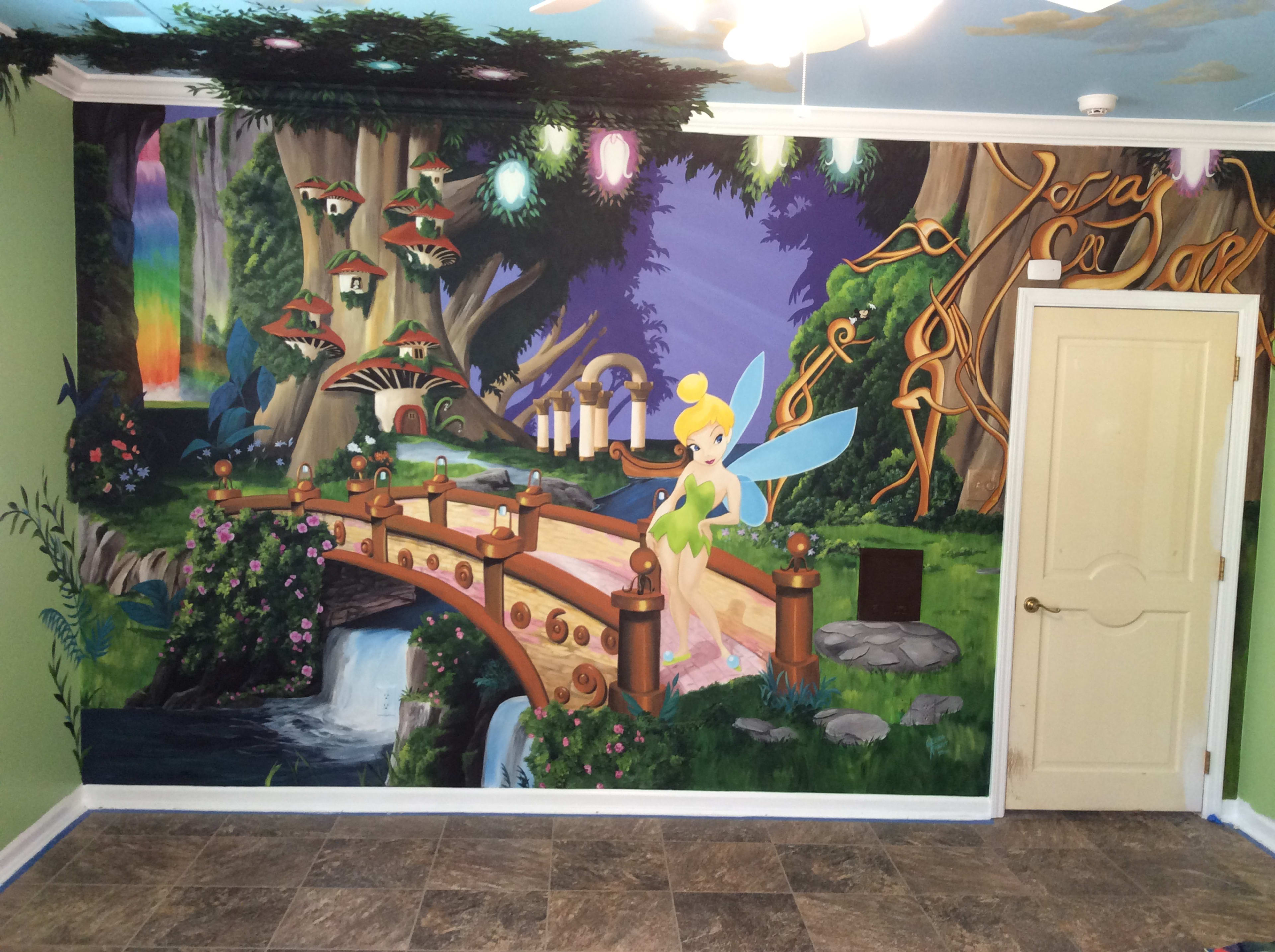 Drop "Animation and Super Heroes" mural photo