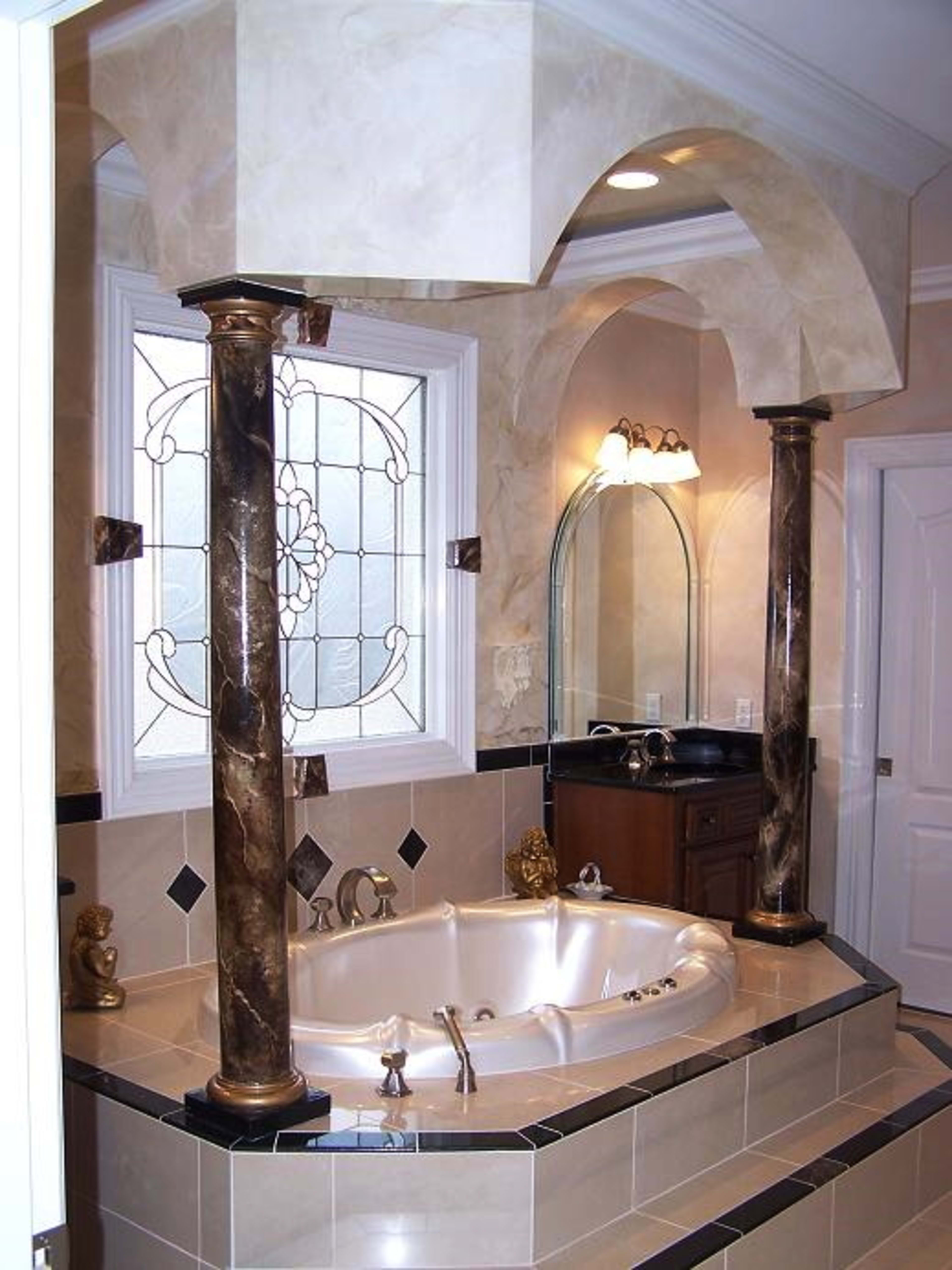 Faux Walls And Marbling