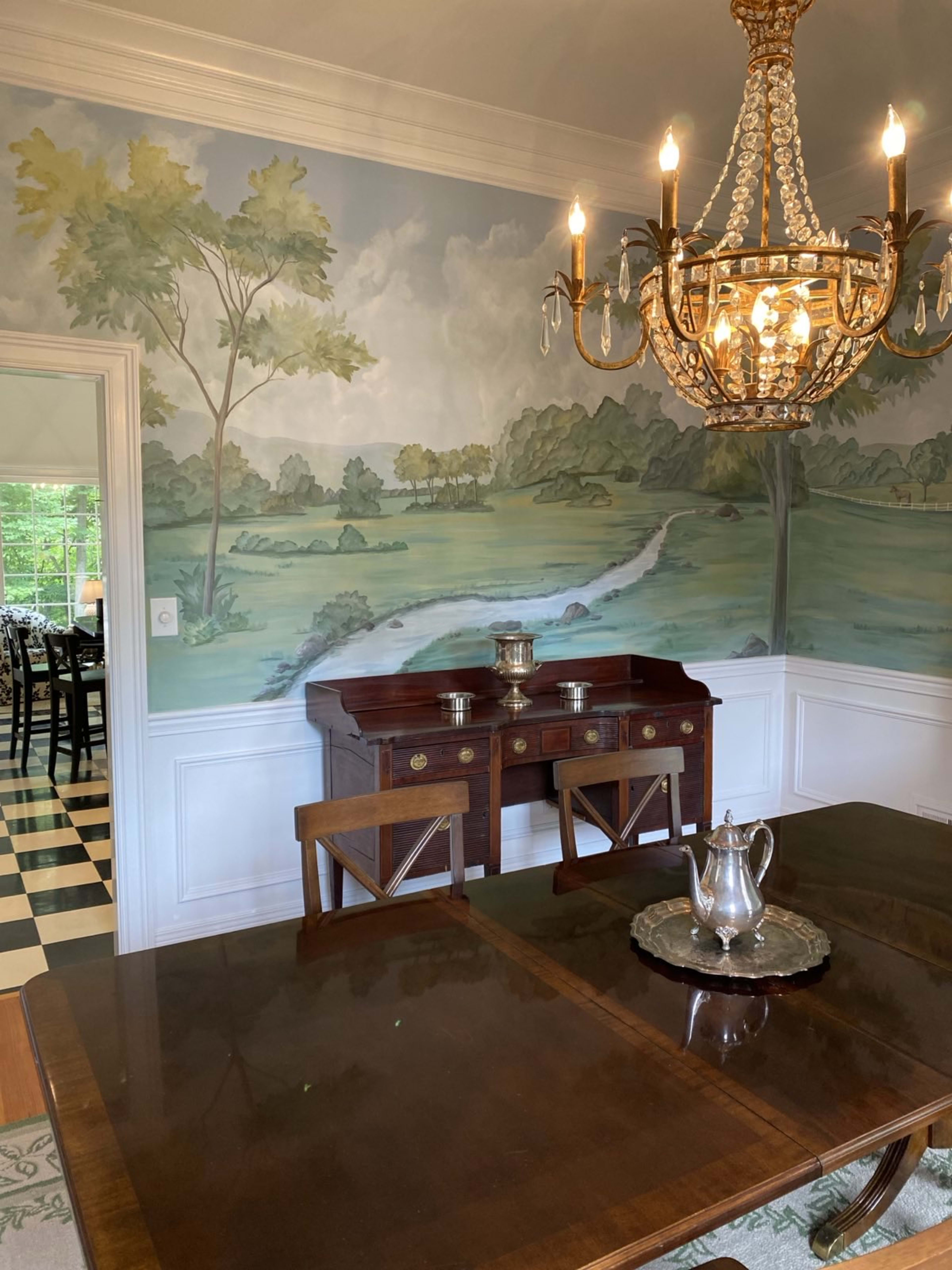 Faux Old World Wallpaper